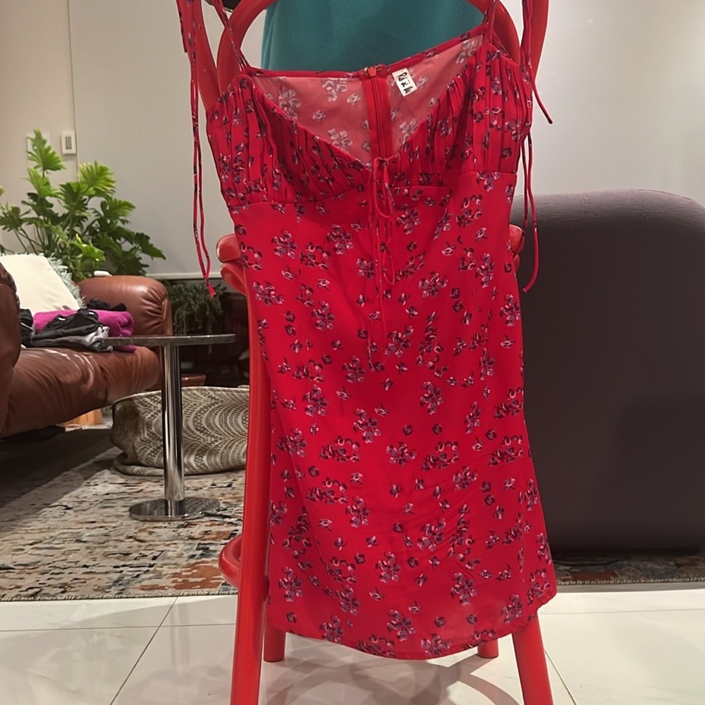 Rat and Boa red mini dress Medium - Picture 5 of 7
